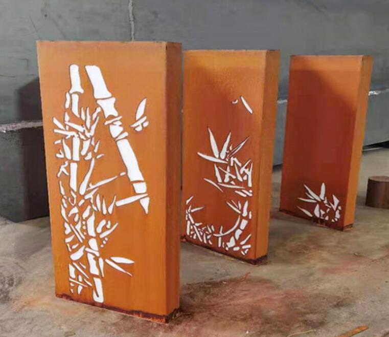 赫章锈钢板灯箱